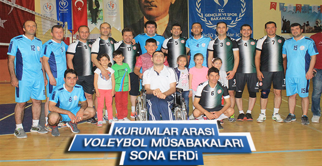 Kurumlar Arası Voleybol Müsabakaları Sona Erdi