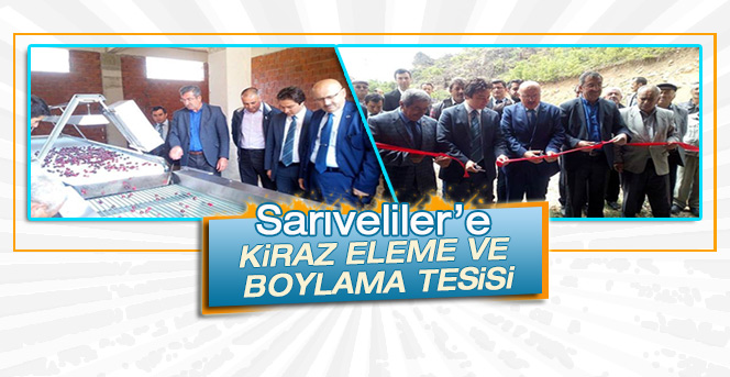 Sarıveliler’e Kiraz Eleme Ve Boylama Tesisi