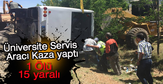 Servis Aracı Kaza Yaptı