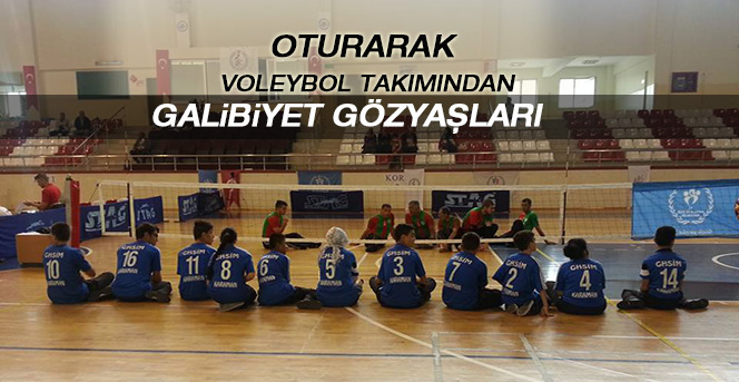 Oturarak Voleybol Takımından Galibiyet Gözyaşları