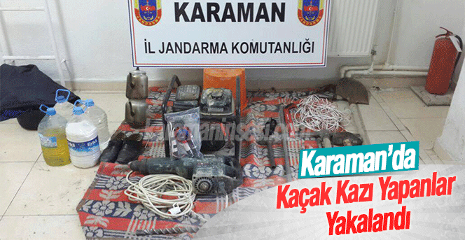 Jandarma'dan Kaçak Kazı Operasyonu