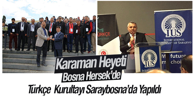 Karaman Heyeti Bosna Hersek'de