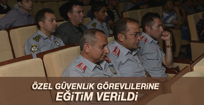 Kmü’de Özel Güvenlik Görevlilerine Eğitim Verildi