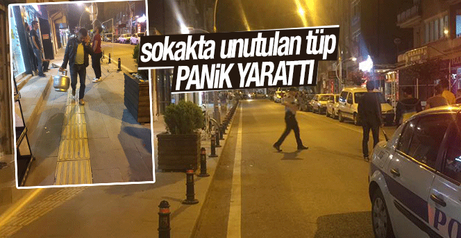 Büyük Tüp Panik Yarattı