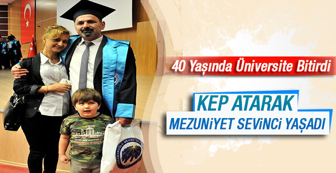 Kmü’lü 40 Yaşındaki Ethem Yüksel’in Kep Atma Heyecanı