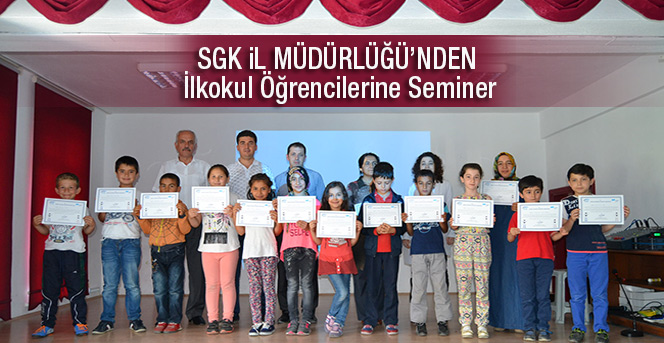 SGK'dan İlkokul öğrencilerine Seminer