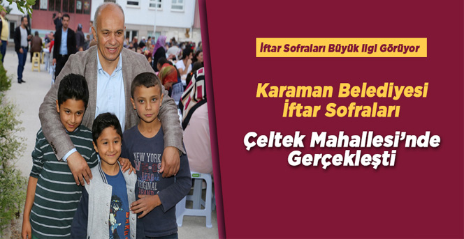 İftar Sofrası Büyük İlgi Görüyor