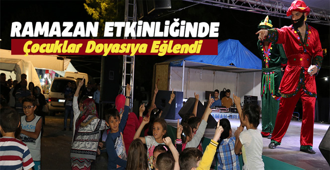 Ramazan Etkinliğinde Çocuklar Doyasıya Eğlendi