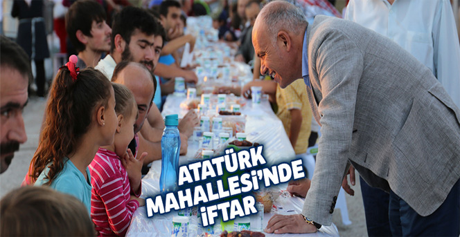 Atatürk Mahallesi’nde İftar