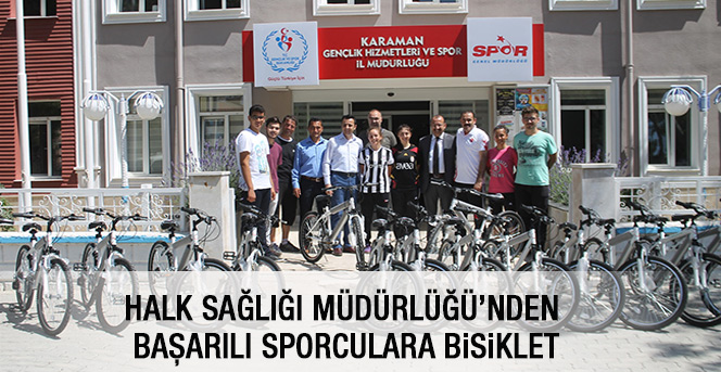 Halk Sağlığı Müdürlüğü’nden Başarılı Sporculara Bisiklet