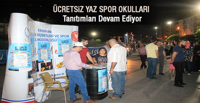 Ücretsiz Yaz Spor Okulları Tanıtımları Devam Ediyor