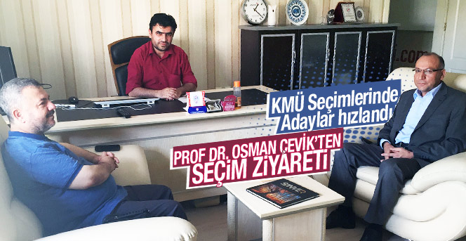 Prof. Dr. Osman Çevik’ten Haber sitemize ziyaret