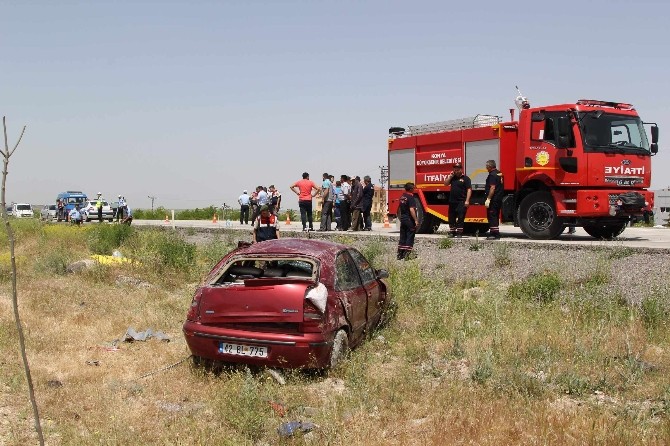 Cihanbeyli’de Trafik Kazası: 1 Ölü, 2 Yaralı