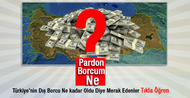 Türkiye'nin dış borcu 412 milyar dolar