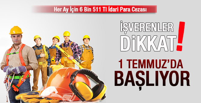 Her Ay İçin 6 Bin 511 Tl İdari Para Cezası