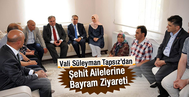 Karaman’da Şehit Ailelerine Bayram Ziyareti