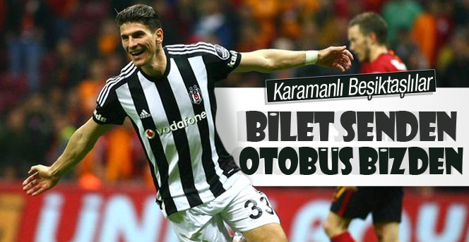 Karaman Beşiktaş; Bilet Senden Otobüs Bizden