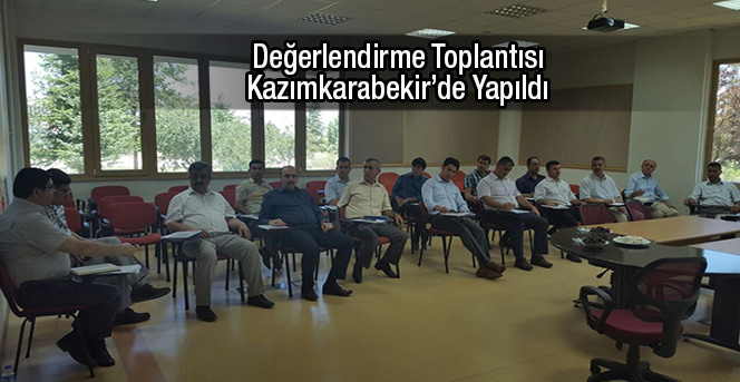 2. Dönem Değerlendirme Toplantısı Kazımkarabekir'de Yapıldı