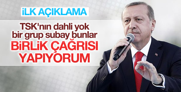 Cumhurbaşkanlığı'ndan ilk açıklama