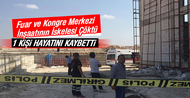 Karaman’da iskele çöktü: 1 ölü, 2 yaralı