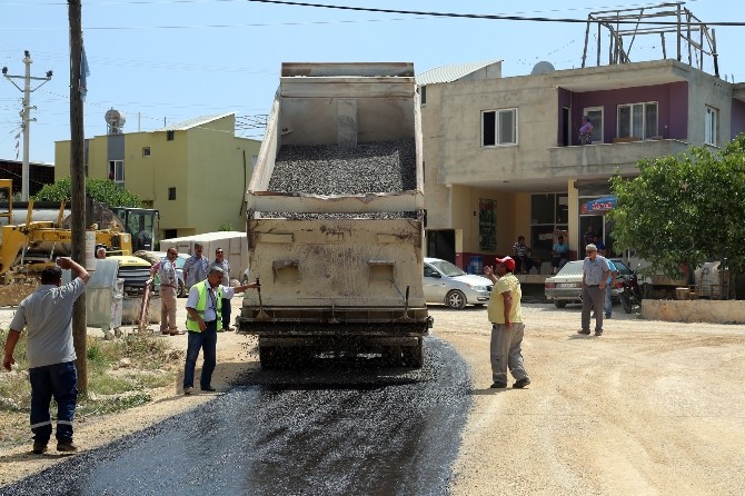 Erdemli’de Asfalt Çalışmaları