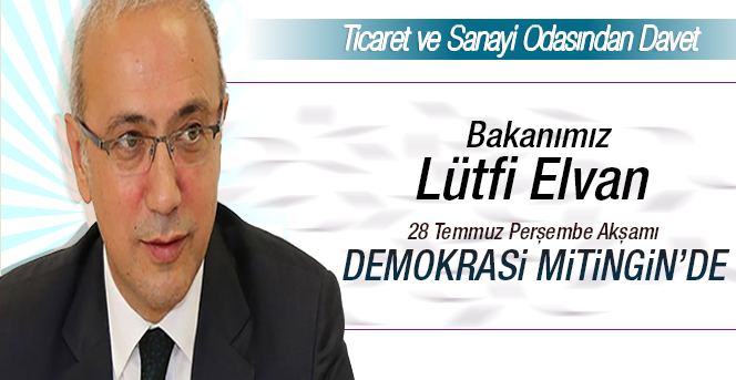 Lütfi Elvan Karaman'a Geliyor.