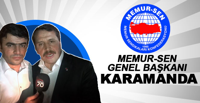 Memur-Sen Genel Başkanı Ali Yalçın Karamanda