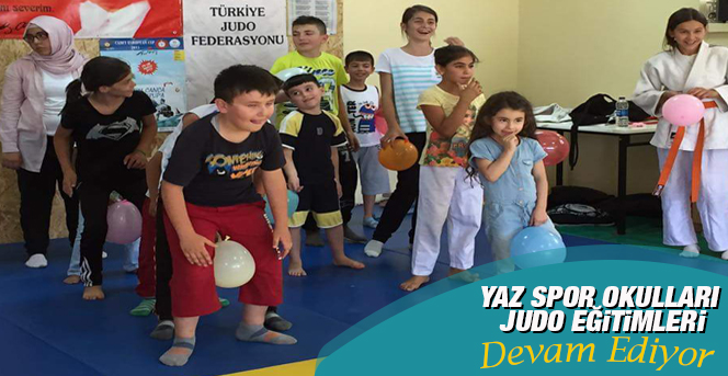 Yaz Spor Okulları Judo Eğitimleri Devam Ediyor