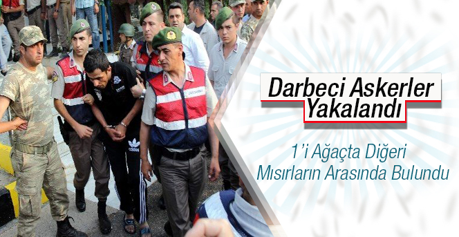 Darbecilerden 1’i ağaçta diğeri ise mısırların arasında yakalandı