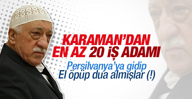 Karamandan 20 iş adamı Persilvanya'ya gitmiş.