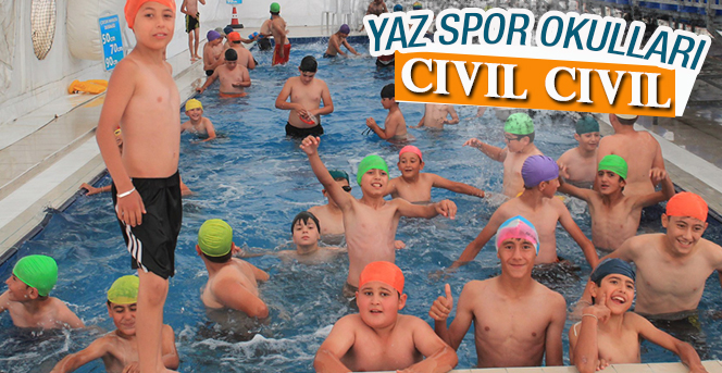 Yaz Spor Okulları Cıvıl Cıvıl