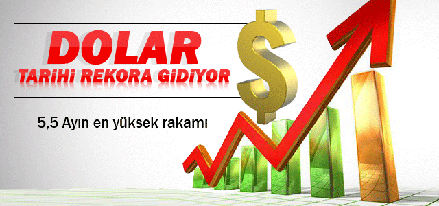 2.19ʹu Geçen Dolar Tarihi Rekora Gidiyor