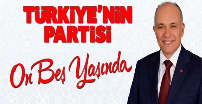 Ak Parti 15 Yaşında, Başkan Çalışkan’ın Kutlama Mesajı