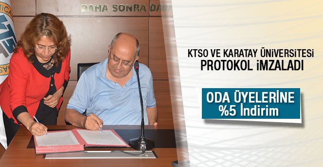 KTSO ve Karatay Üniversitesi Protokol İmzaladı