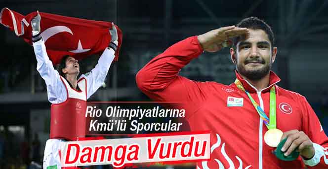 Rio Olimpiyatlarına Kmü’lü Sporcular Damga Vurdu