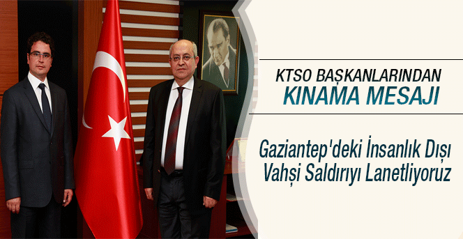 Ktso Başkanlarından  Kınama Mesajı