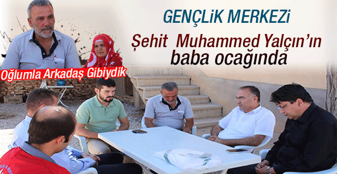 Gençlik Merkezinden Şehit Ailesine Ziyaret