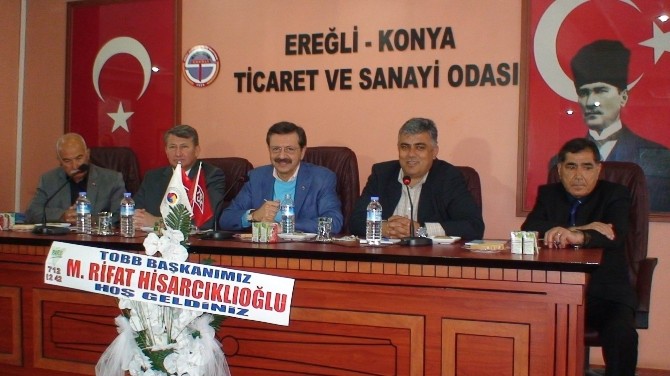 TOBB Başkanı Rifat Hisarcıklıoğlu Ereğli’de