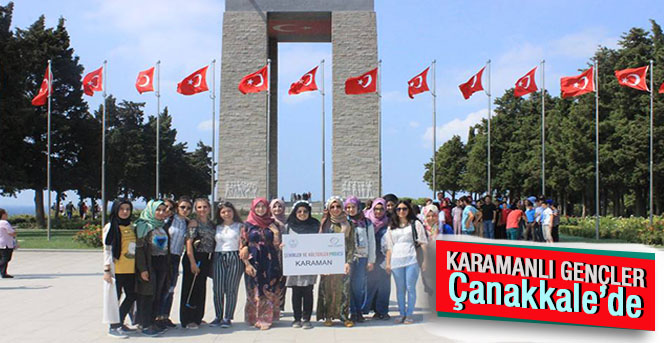 Karaman Gençlik Merkezi Üyelerinden Çanakkale’ye Ziyaret