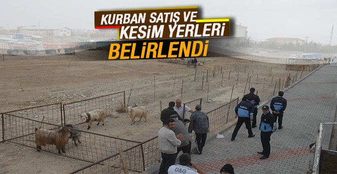 Kurban Satış Ve Kesim Yerleri Belirlendi