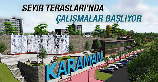 Seyir Terasları’nda Çalışmalar Başlıyor