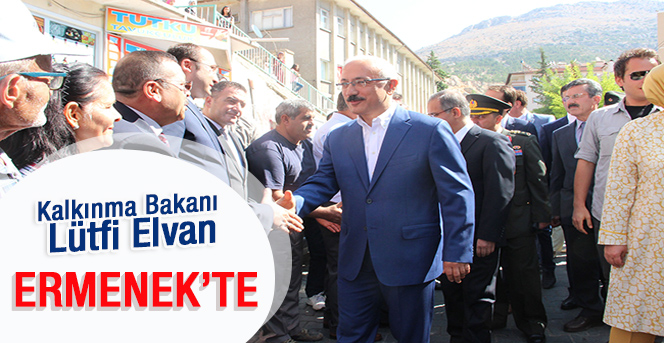 Kalkınma Bakanı Lütfi Elvan Ermenek'te