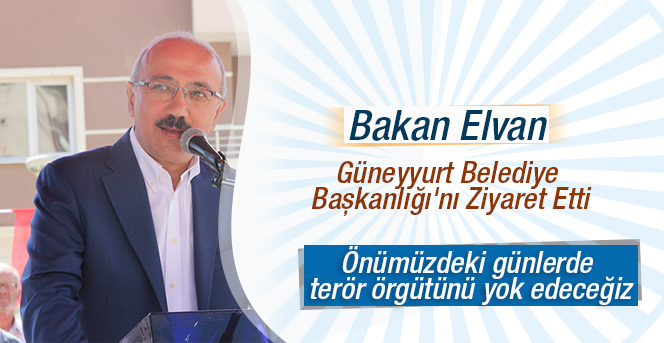 Bakan Elvan Güneyyurt Belediye Başkanlığı'nı ziyaret etti.