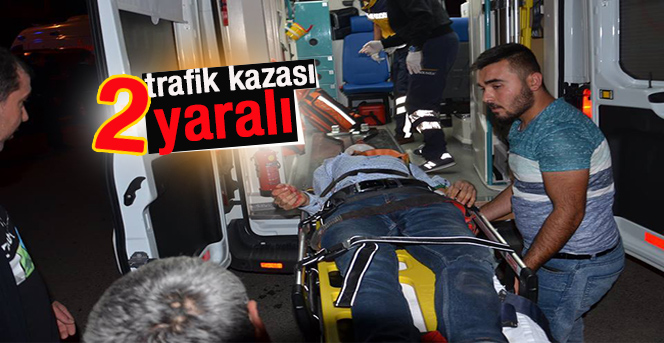 Karaman’da trafik kazası: 2 yaralı