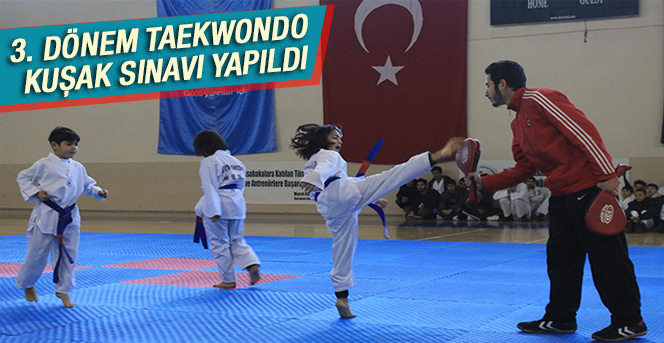 Karaman’da 3. Dönem Taekwondo Kuşak Sınavı Yapıldı