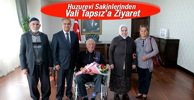 Huzurevi Sakinlerinden Vali Süleyman Tapsız'a Ziyaret