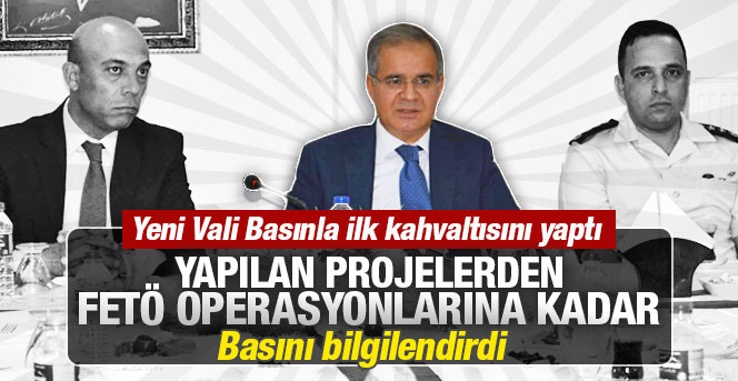 Vali Tapsız Karaman basınıyla buluştu