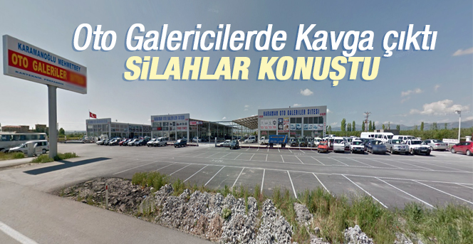 Otogalericiler sitesinde kavga çıktı