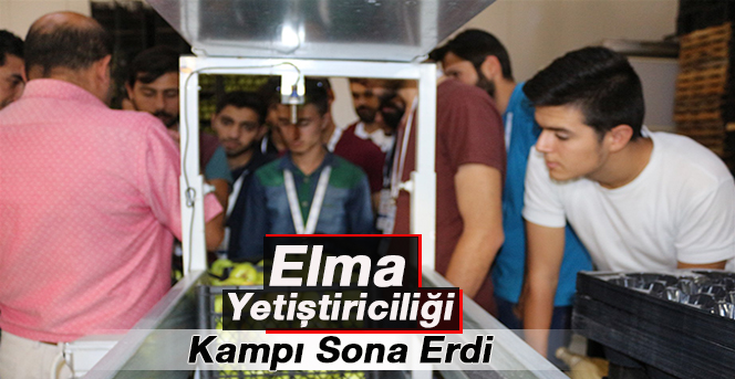 Karaman’da Elma Yetiştiriciliği Kampı Sona Erdi