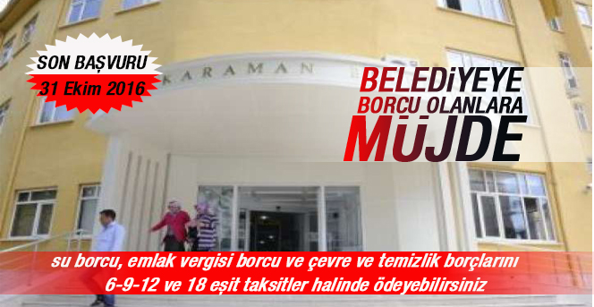 Belediye Borçlarınızı Ödemek İçin Fırsatı Kaçırmayın